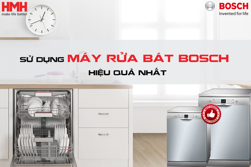 Những câu hỏi thường gặp khi sử dụng Máy rửa bát Bosch
