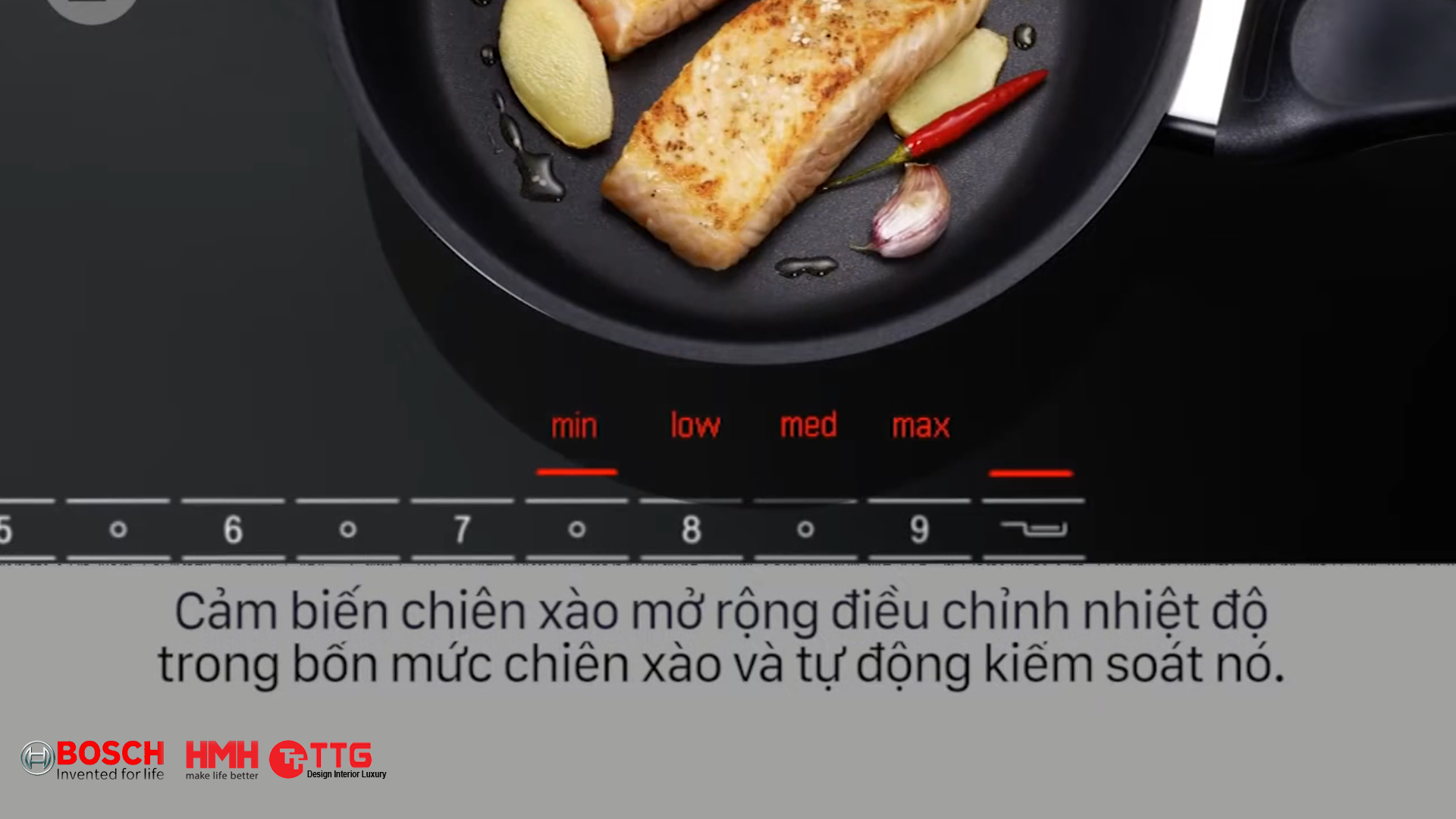 Trải Nghiệm Chức Năng Cảm Biến Chiên Xào Với Bếp Từ Bosch