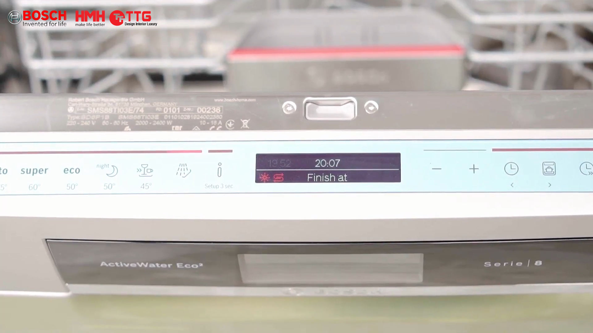 máy rửa bát Bosch SMS88TI03E Series 8